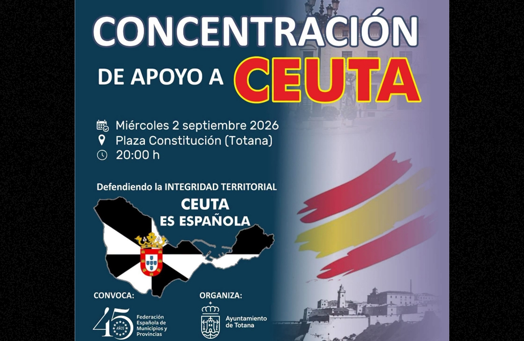 Totana se suma a la convocatoria de concentración en apoyo y solidaridad con Ceuta
